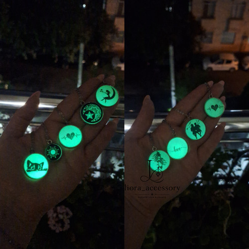 خرید گردنبند شبتاب (Glow-in-the-Dark) فانتزی | گردنبند درخشان طرحدار با ماندگاری بالا - لیورا اکسسوری